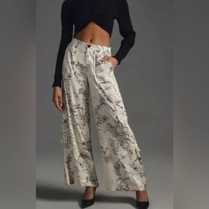 Anthropology Palazzo Utility Pants